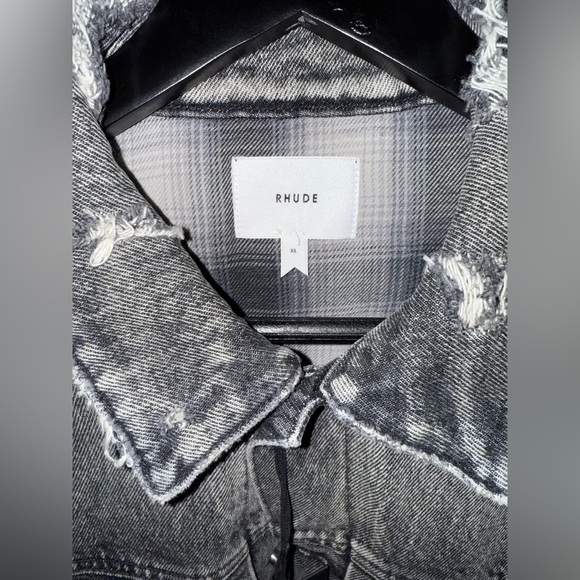 Rhude Trucker Jacket “Black” - Picture 4 of 8